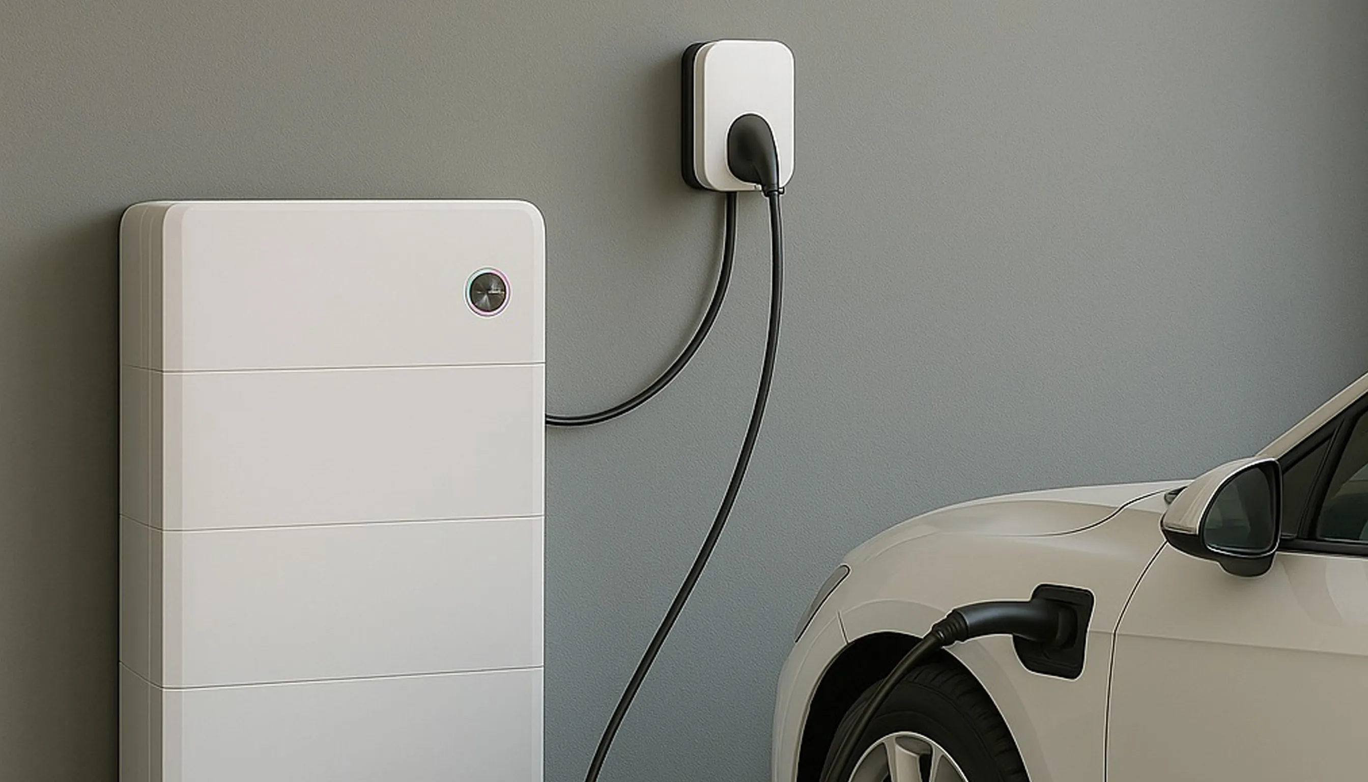 Sigenergy Wallbox für Elektroauto in Garage